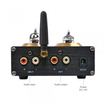 AIYIMA Bluetooth 4.2 Buffer HiFi 6J1 Tube Amplifier Stereo Tube Preamplifier With Treble Bass Tone Control For Home Theater