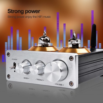 AIYIMA Bluetooth 4.2 Buffer HiFi 6J1 Tube Amplifier Stereo Tube Preamplifier With Treble Bass Tone Control For Home Theater