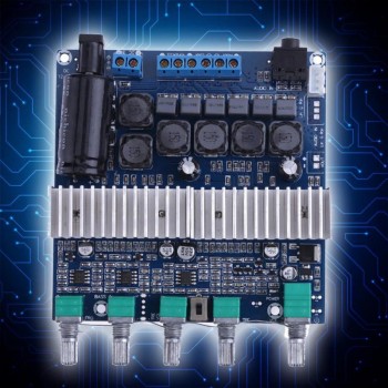 DC12V-24V 2x50W+100W Digital Audio Amplifier Board TPA3116D2 Subwoofer Speaker Amplifiers Home Bass For Speaker