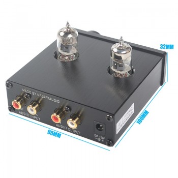 Top NFJamp;FXAUDIO FX-AUDIO TUBE-01 Bile Preamp T-ube Amplifier Preamp Bile Buffer 6J1 Mini HIFI Preamplifier DC12V