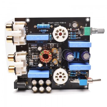 Top NFJamp;FXAUDIO FX-AUDIO TUBE-01 Bile Preamp T-ube Amplifier Preamp Bile Buffer 6J1 Mini HIFI Preamplifier DC12V