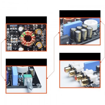 Top NFJamp;FXAUDIO FX-AUDIO TUBE-01 Bile Preamp T-ube Amplifier Preamp Bile Buffer 6J1 Mini HIFI Preamplifier DC12V