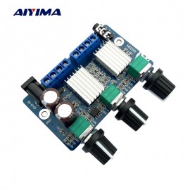 Aiyima DC12V 2.1 Channel Subwoofer Audio Amplifier Board 12W*2+22W Class D Digital Amplifier Board Super TDA2030A