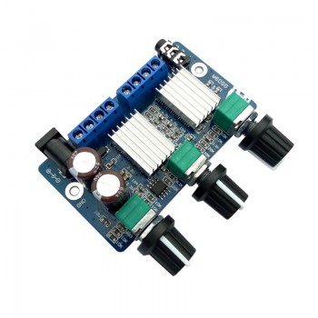 Aiyima DC12V 2.1 Channel Subwoofer Audio Amplifier Board 12W*2+22W Class D Digital Amplifier Board Super TDA2030A