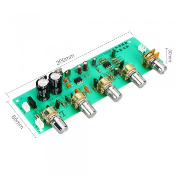Aiyima AN4558 OP AMP Preamplifier Volume Tone Board With Treble Midrange Bass Volume Adjustment Preamp Tone Board For Amplifier