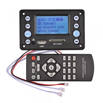 AIYIMA 5V LCD MP3 Decoder Board Bluetooth 4.2 Audio Receiver APE FLAC WMA WAV Decoding Support Recording Radio Lyrics Display