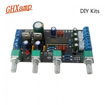 GHXAMP UPC1892 Preamplifier Tone Control Board Kits Speaker Amplifiers DIY Mini Preamp Treble Bass adjust 100x48cm