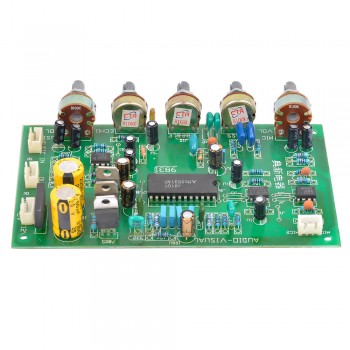AIYIMA 2.0 Karaoke Audio mixer amplifier board HIFI Digital M65831 Power Amplifier Audio Preamp Board With Tone Control