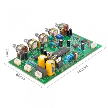 AIYIMA 2.0 Karaoke Audio mixer amplifier board HIFI Digital M65831 Power Amplifier Audio Preamp Board With Tone Control