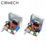 CIRMECH TDA7297 2.0 Amplifiers Stereo Digital Audio Amplifier Module Board Dual-Channel  9-12V Output 2X15W