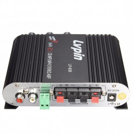 LVPIN 12V 200W Mini Hi-Fi Stereo Amplifier MP3 Car Radio Channels 2 House Super Bass