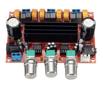 HFES New Amplifier Board TPA3116D2 50Wx2+100W 2.1 Channel Digital Subwoofer Power 12~24V