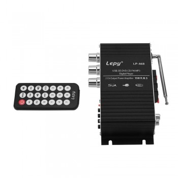 Original for Lepy lp-838 lp-808 A68 A7 V3 V3S Power Amplifier Audio Stereo Amplificador Bass Speaker Booster for Car Radio MP3