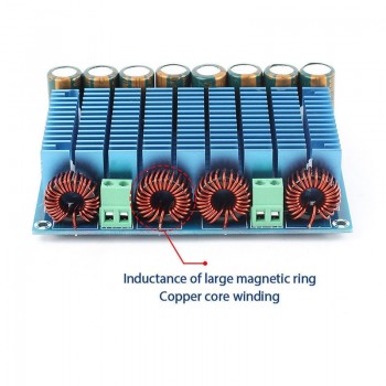 High Power Digital Audio Amplifier Board 2x420W TDA8954TH AC 24V-30V Class D 2.0 Channel Recommended