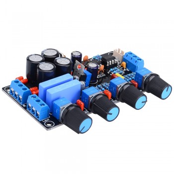 Luxury NE5532 Preamplifier Volume Tone Board AC15V-0-AC15V Volume Control Panel For Amplifier with Knob Free Shipping  12003204