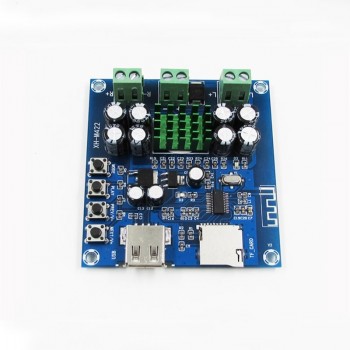 TPA3116D2 Bluetooth Amplifier Board Dual Channel 50W + 50W DC  12-24V Support TF Card U Disk Wireless Bluetooth Amplifiers