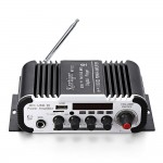 Kentiger HY - V11 Bluetooth Amplifier 2-channel Super Bass Audio Amplifier with Remote Controller TF USB FM 85dB MP3 FM Radio