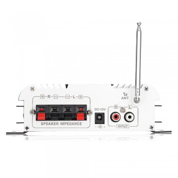 Kentiger HY - V11 Bluetooth Amplifier 2-channel Super Bass Audio Amplifier with Remote Controller TF USB FM 85dB MP3 FM Radio