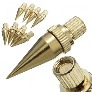 8sets M6*36 Golden Speaker Isolation Spike High Quality Copper Isolation Cone Stand Feet+Base Pads Floor Discs Mayitr