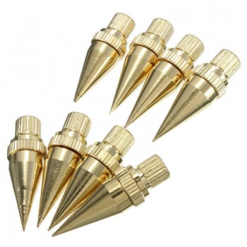 8sets M6*36 Golden Speaker Isolation Spike High Quality Copper Isolation Cone Stand Feet+Base Pads Floor Discs Mayitr
