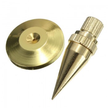 8sets M6*36 Golden Speaker Isolation Spike High Quality Copper Isolation Cone Stand Feet+Base Pads Floor Discs Mayitr