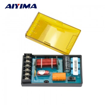 AIYIMA 2Pcs 2 Way Car Professional Stereo Audio Frequency Divider Stereo Woofer Loudspeaker Speaker Crossover Filter