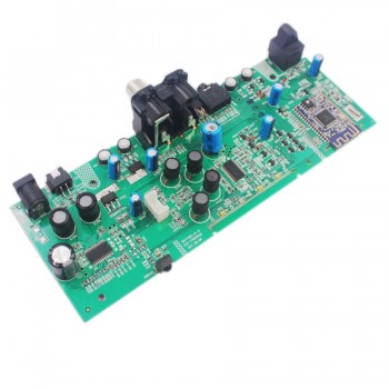 Bluetooth Audio 2.1 Channel Digital power amplifier Board subwoofer Bass Amp Coaxial optical fiber 3.5mm AUX RCA Audio Input