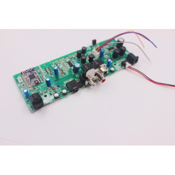 Bluetooth Audio 2.1 Channel Digital power amplifier Board subwoofer Bass Amp Coaxial optical fiber 3.5mm AUX RCA Audio Input