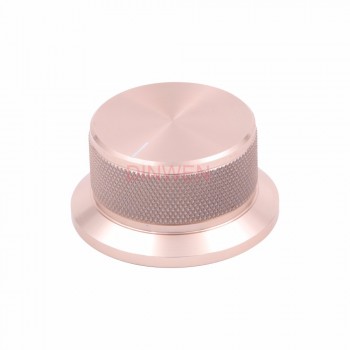 50x25mm Machined Solid Full Aluminum Volume POTENTIOMETER KNOB Sound Control Cap 6mm Hole Audio DIY Black Silver Golden 1PC