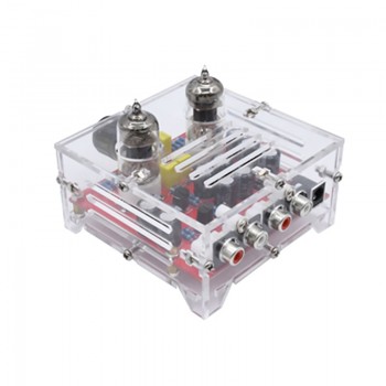 AIYIMA Fever 6J1 Tube Amplifier Preamp Board Hifi Dual Channel Class A  Volume Control Tone Preamplifier Board With Crystal Case
