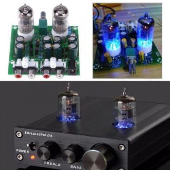6J1  HiFi Stereo Electronic Tube Preamplifier Board DIY Kits Preamp Amplifier Module Bile Amp Effect Parts
