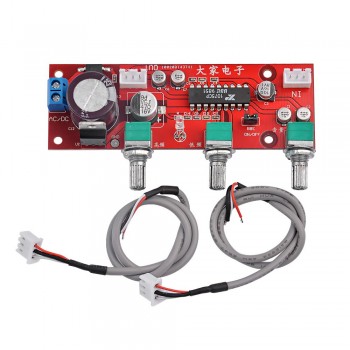 AIYIMA XR1075 BBE Mini Tone Audio Board BBE Preamp Treble Bass Adjustment Preamplifier Board DC 12V-24V AC 9V-16V