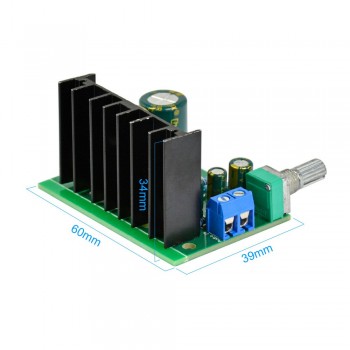 AIYIMA TDA2050 Audio Amplifier Board Mono Audio Power Amplifier Module 5W-120W 1-Channel Single Power Supply 12-24V