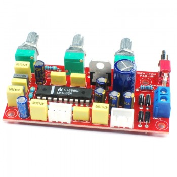 Shareconn LM1036 OP-AMP HIFI Amplifier Preamplifier Volume Tone EQ Control Board DIY KIT and finished product