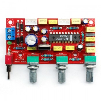Shareconn LM1036 OP-AMP HIFI Amplifier Preamplifier Volume Tone EQ Control Board DIY KIT and finished product