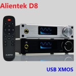 2018 New Alientek D8 Full Digital Audio Headphone Amplifier Input USB XMOS/Coaxial/Optical/AUX 80W*2 24Bit/192KHz DC28V/4.3A