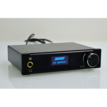 2018 New Alientek D8 Full Digital Audio Headphone Amplifier Input USB XMOS/Coaxial/Optical/AUX 80W*2 24Bit/192KHz DC28V/4.3A