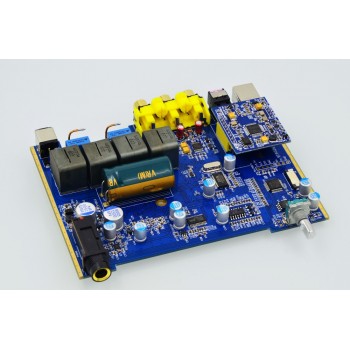 2018 New Alientek D8 Full Digital Audio Headphone Amplifier Input USB XMOS/Coaxial/Optical/AUX 80W*2 24Bit/192KHz DC28V/4.3A