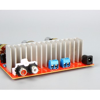 40W TDA7377 Stereo Audio Amplifier Power Board Dual channel Treble Bass Adjustable
