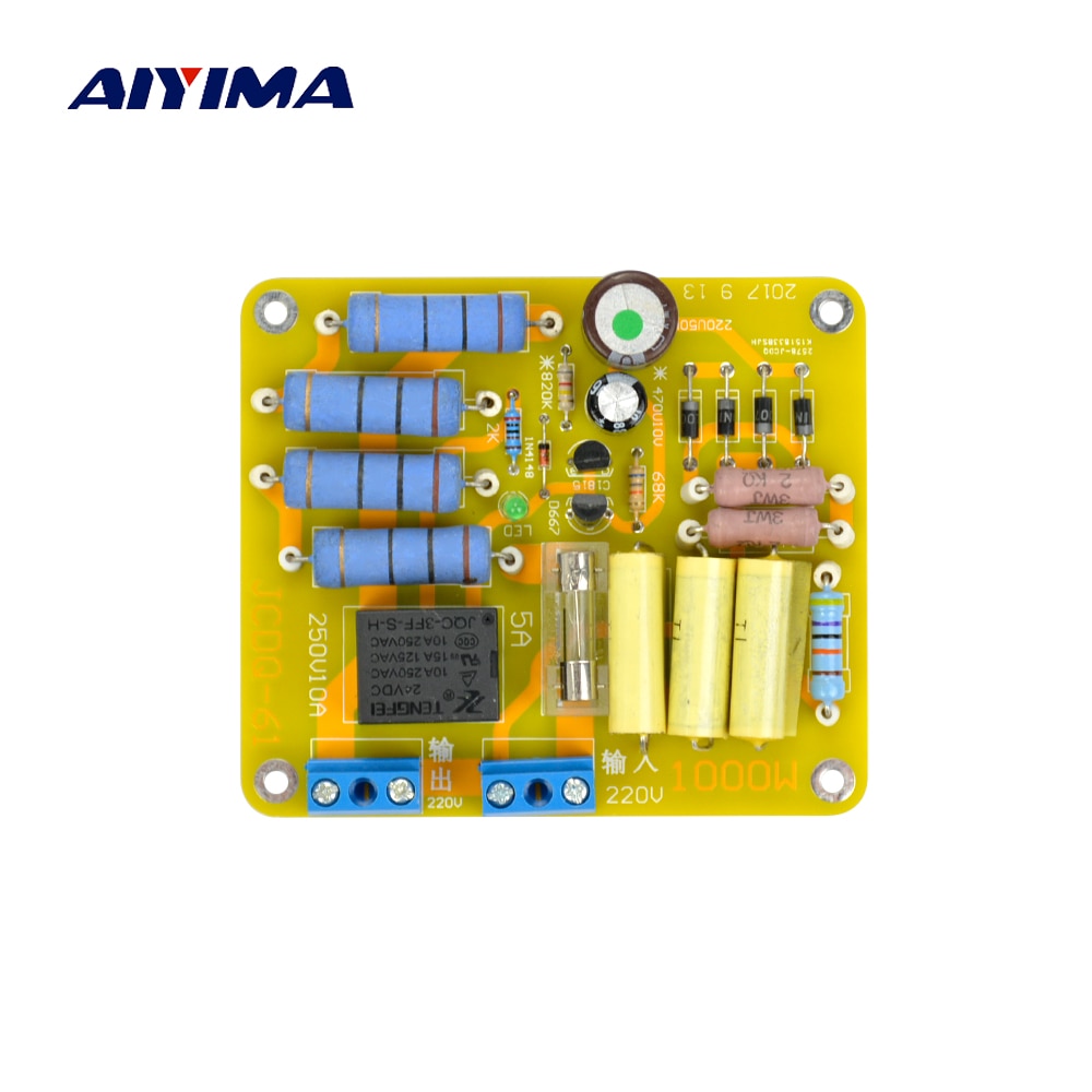 Aiyima Transformer Delay Power Soft Start Protection Board for Amplifier AMP 220V 1000W