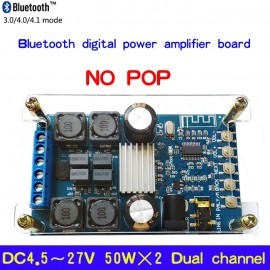 TPA3116 50W+50W 2.0 Audio Wireless Bluetooth Stereo Digital power amplifier Board With Shell