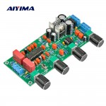 AIYIMA Amplifiers Audio Amplificador Pre-amp Board LM1036 N+NE5532 Preamplifier Front-end Fever Tone Board