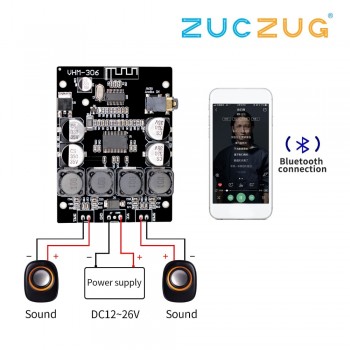 TPA3118 2x30W 8-26V DC Stereo audio Bluetooth Digital power Amplifier Board For amplifiers D3-001