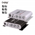 LP-838 Lepy MINI Digital Car Power Amplifier Hi-Fi MP3 MP4 Stereo Booster DVD Auto Motorcycle Home BASS AMP Audio Player 2.1 CH