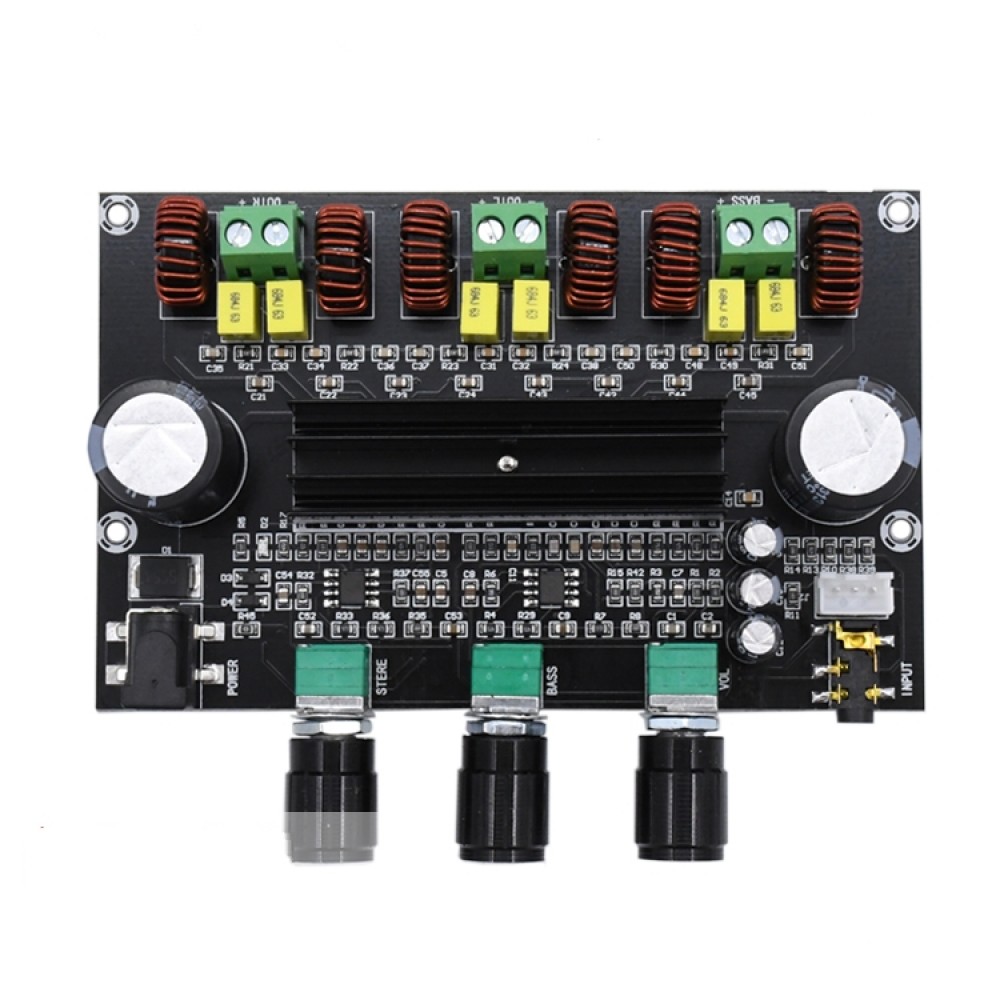 XH-M573 TPA3116D2 80W+80W+100W 2.1 Channel TPA3116 digital Power Amplifier Board Bass Subwoofer amplifier