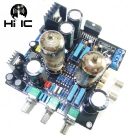 6N3 Drive TDA7379 Vacuum Tube Amplifier Stereo HiFi Amp Amplifie Pre-Amplifier 38W+38W DC 12V