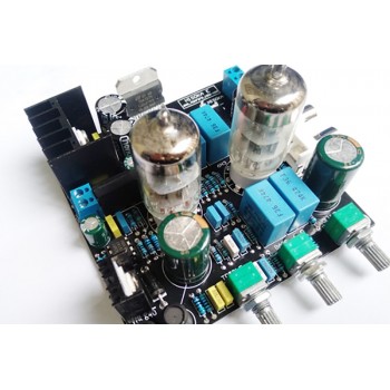 6N3 Drive TDA7379 Vacuum Tube Amplifier Stereo HiFi Amp Amplifie Pre-Amplifier 38W+38W DC 12V