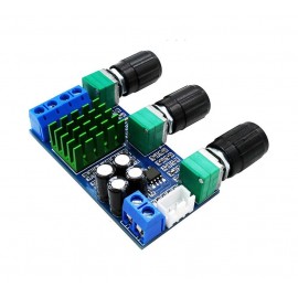 80W + 80W Dual channel Stereo Digital Audio TPA3116D2 Treble Bass Regulating Preset Pre amplifier Board