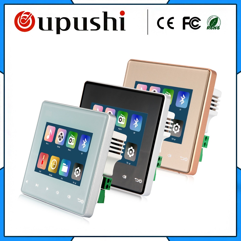 Home Audio system,music system,Ceiling Speaker system,Bluetooth digital stereo amplifier, in wall amplifier with touch key