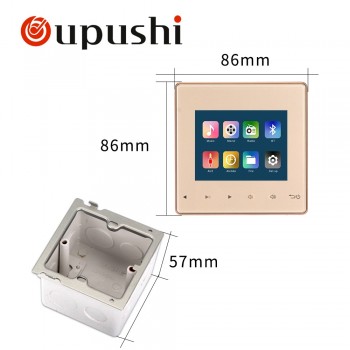 Home Audio system,music system,Ceiling Speaker system,Bluetooth digital stereo amplifier, in wall amplifier with touch key